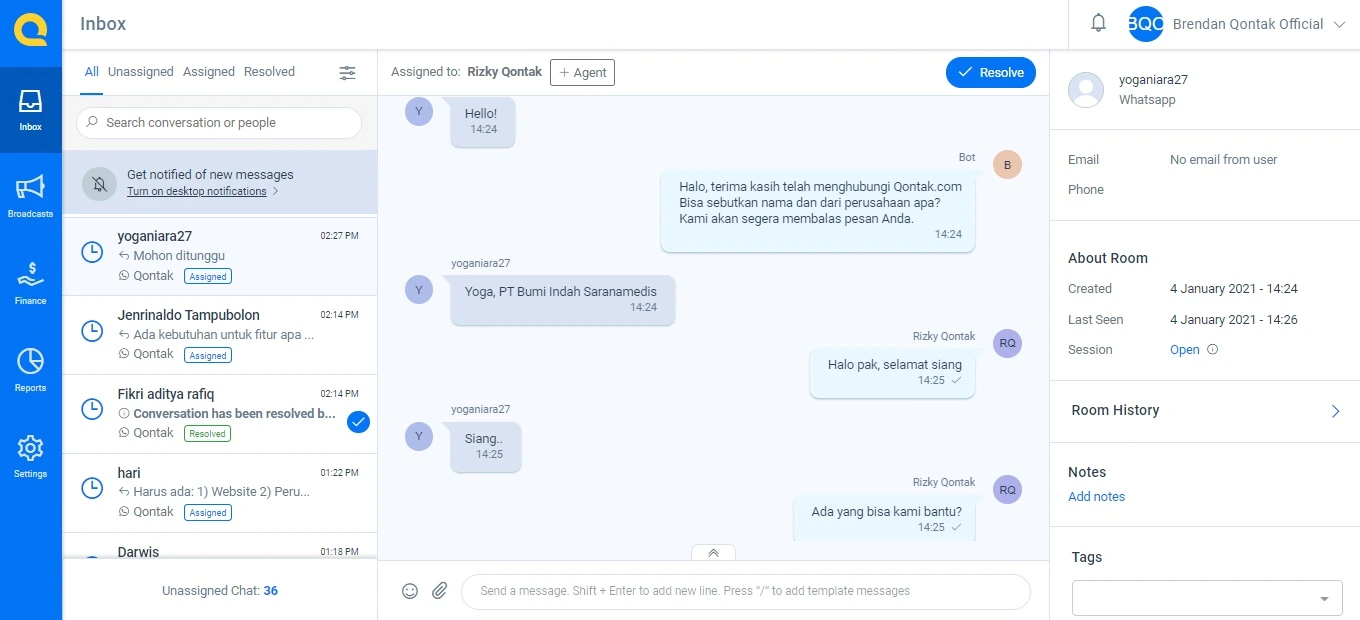 WhatsApp Business API WhatsApp API Mekari Qontak