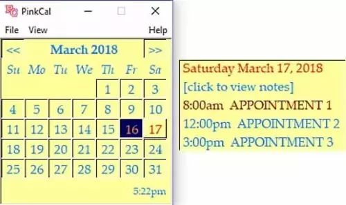 PinkCal pinkcal_appointment_reminder_software_