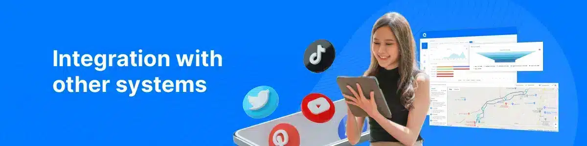 CRM systems can integrate with other business systems, such as marketing automation and customer service platforms, enabling businesses to improve coordination and efficiency across all areas of the organization.