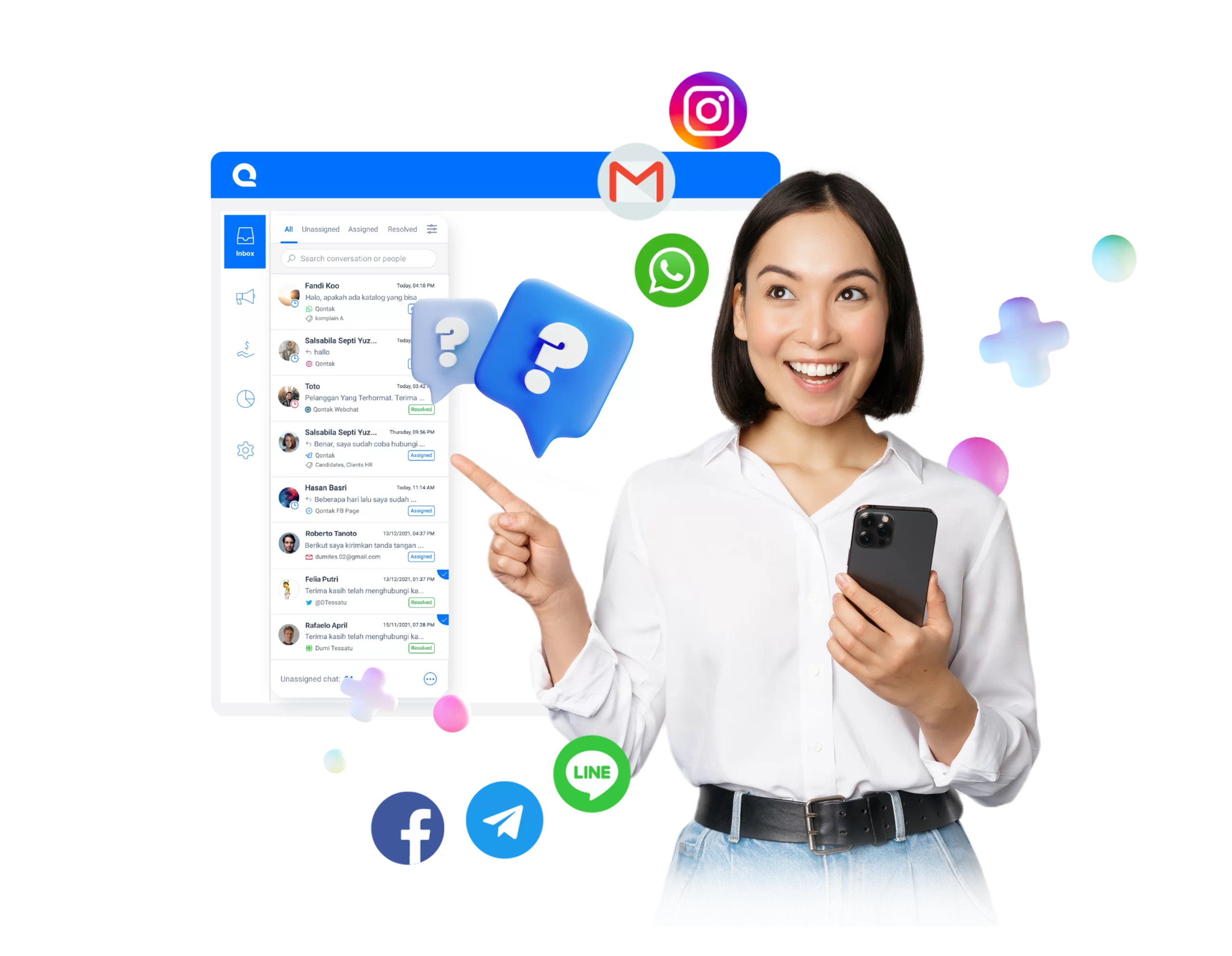 Aplikasi cutomer service terbaik di Indonesia