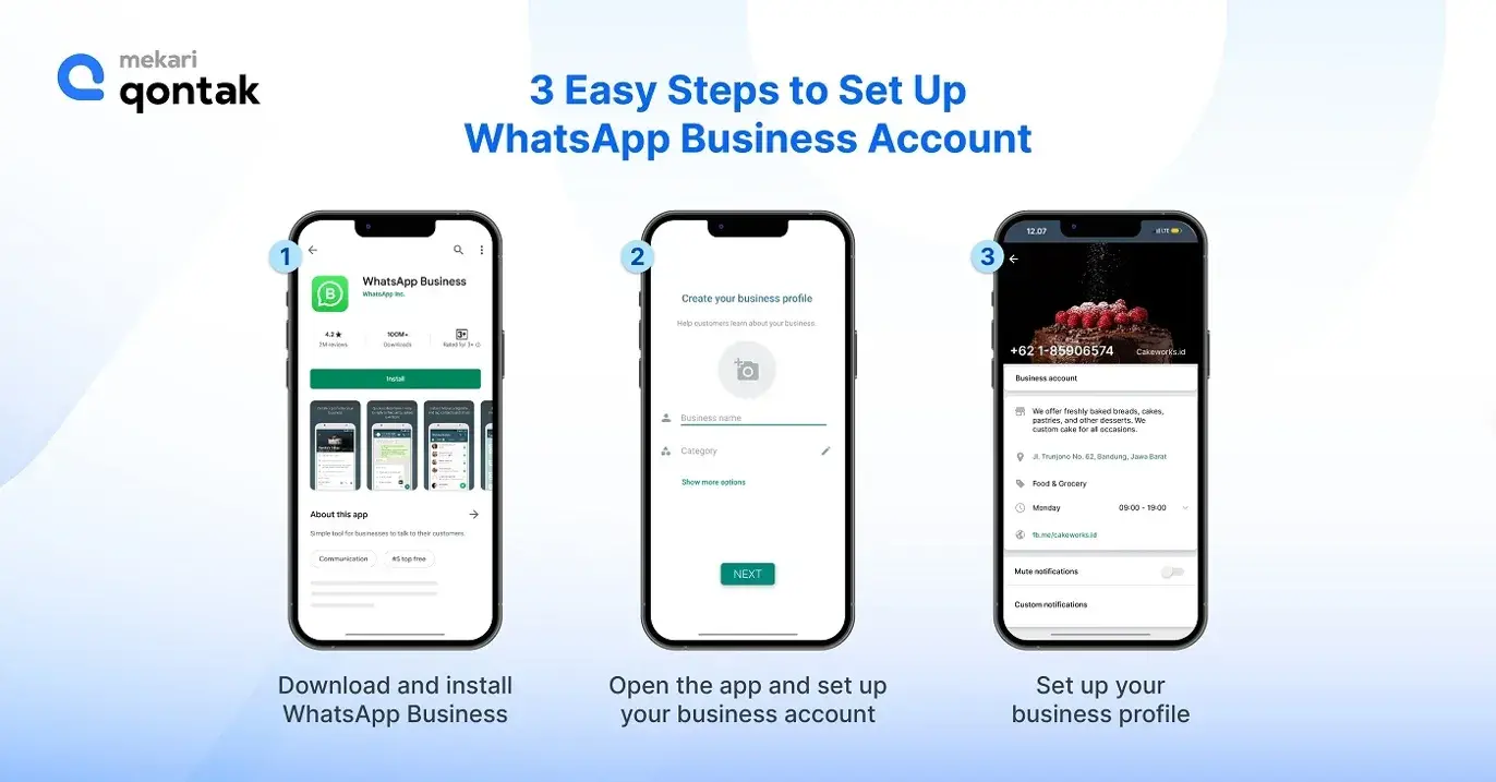 3 Easy Steps to Set Up WhatsApp Business Account 3 Easy Steps to Set Up WhatsApp Business Account