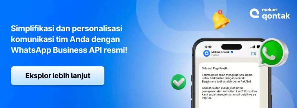 Solusi WhatsApp Business API Mekari Qontak Solusi WhatsApp Business API Mekari Qontak