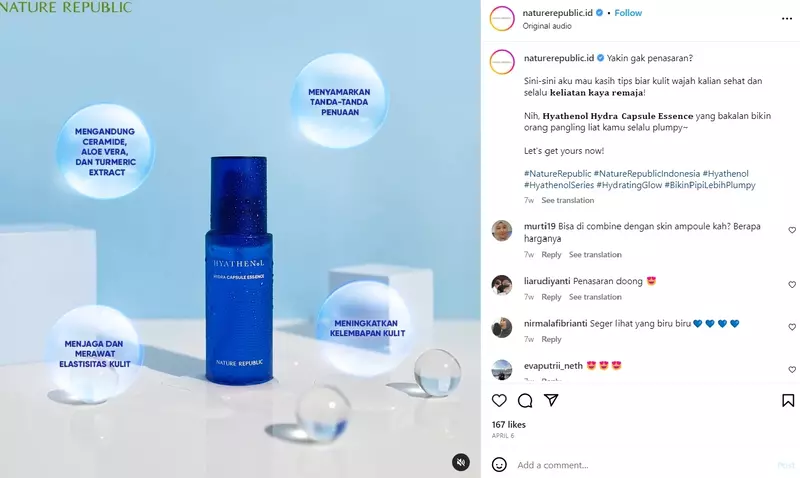 contoh kata-kata copywriting Ajaib dengan Nature Republic contoh kata-kata copywriting Ajaib dengan Nature Republic