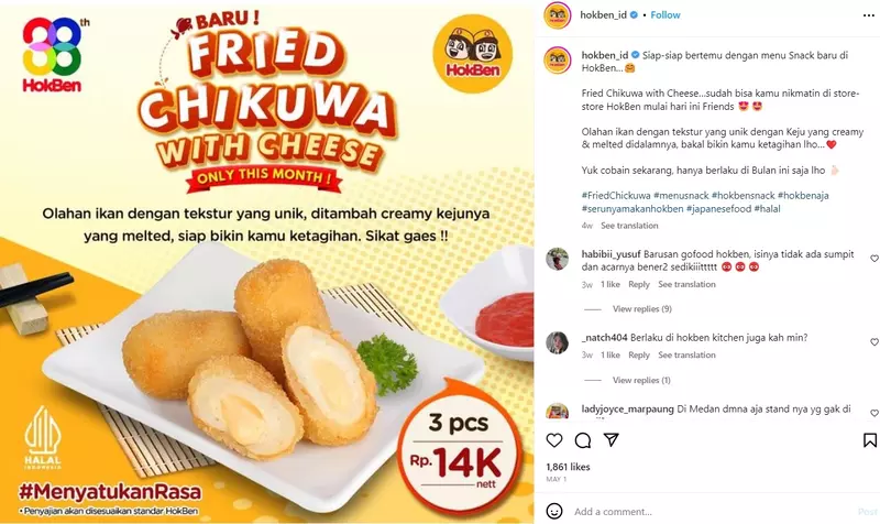 contoh kata-kata copywriting makanan Hokben contoh kata-kata copywriting makanan Hokben