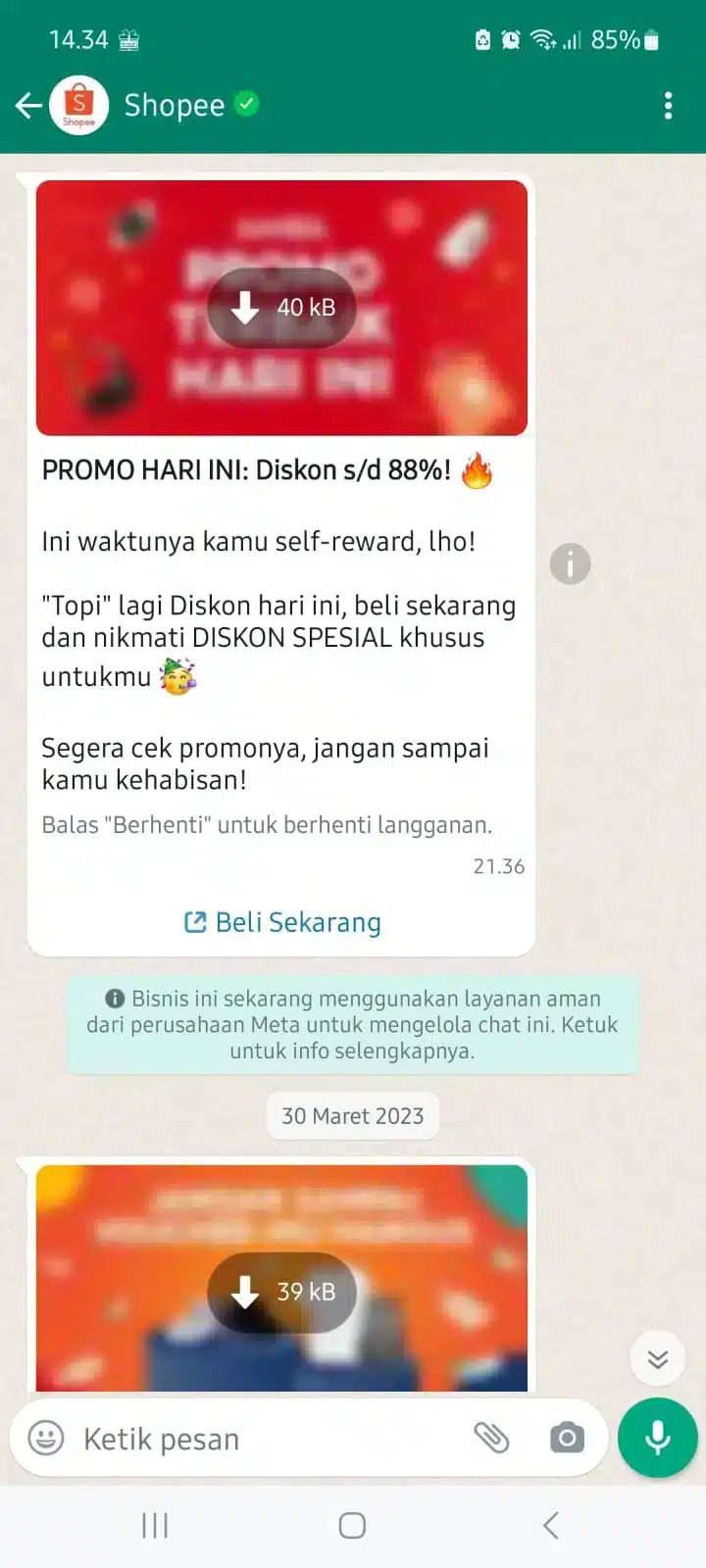 Contoh Template Broadcast Pesan Promo di WhatsApp Contoh Template Broadcast Pesan Promo di WhatsApp