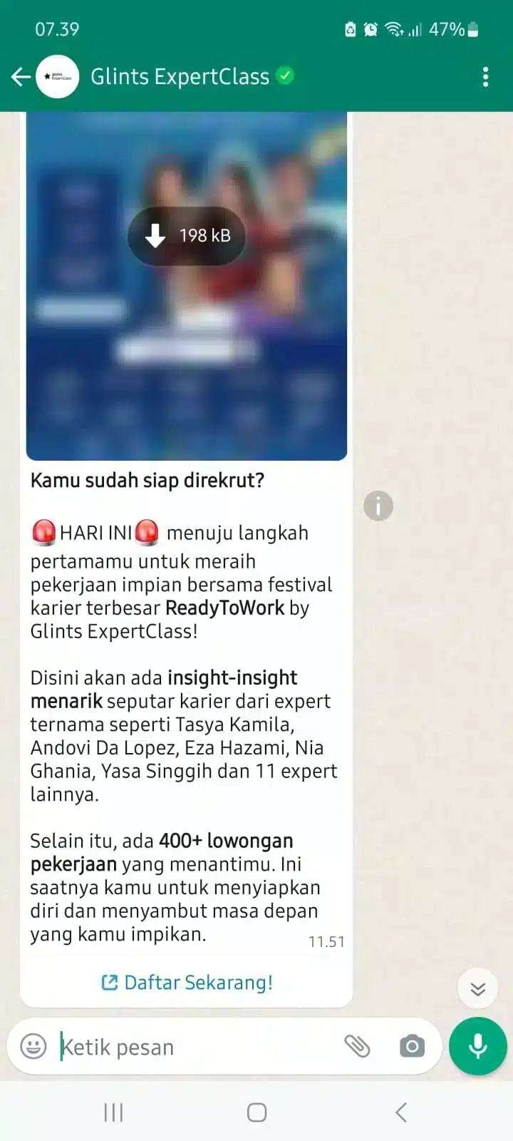 Contoh Template Broadcast Undangan Event di WhatsApp Contoh Template Broadcast Undangan Event di WhatsApp