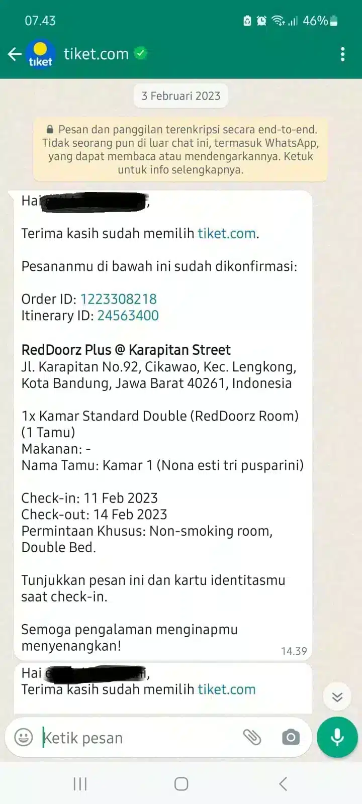 Contoh template broadcast WhatsApp untuk Konfirmasi Pembelian Contoh template broadcast WhatsApp untuk Konfirmasi Pembelian