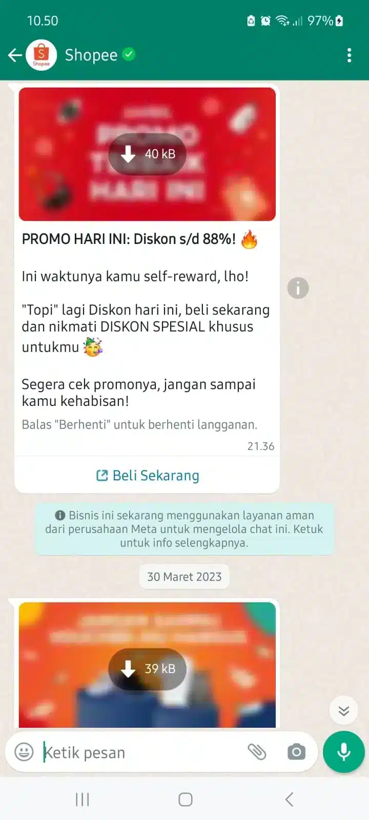 Template email customer service - Promosi Produk