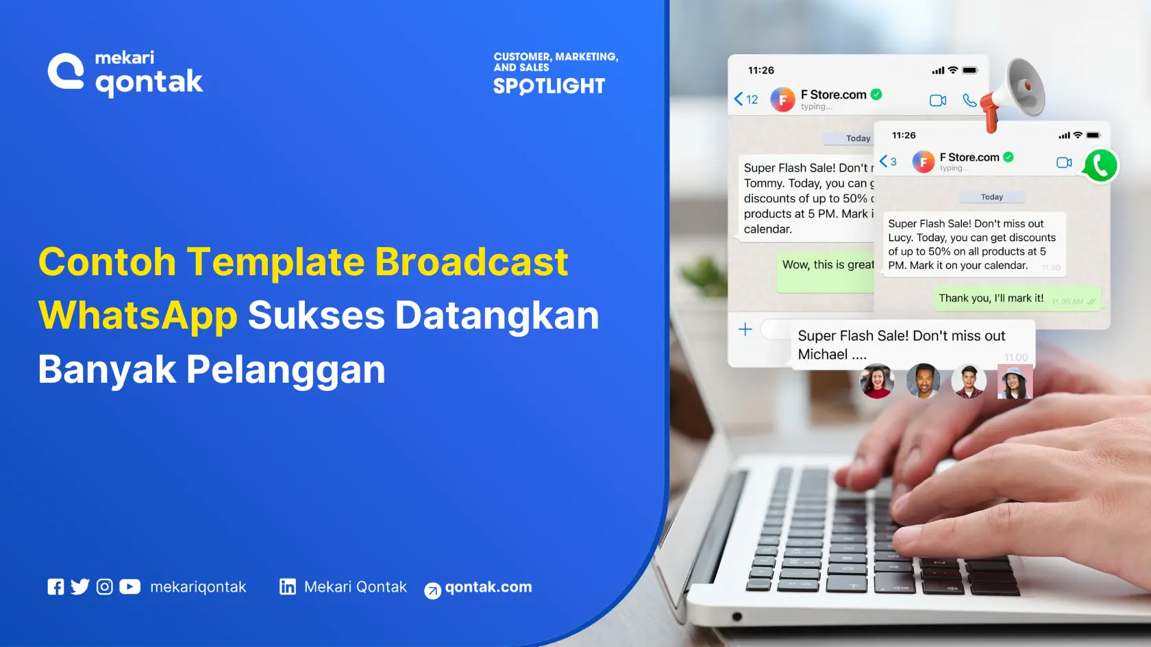 Contoh Template Broadcast WhatsApp Sukses Datangkan Banyak Pelanggan