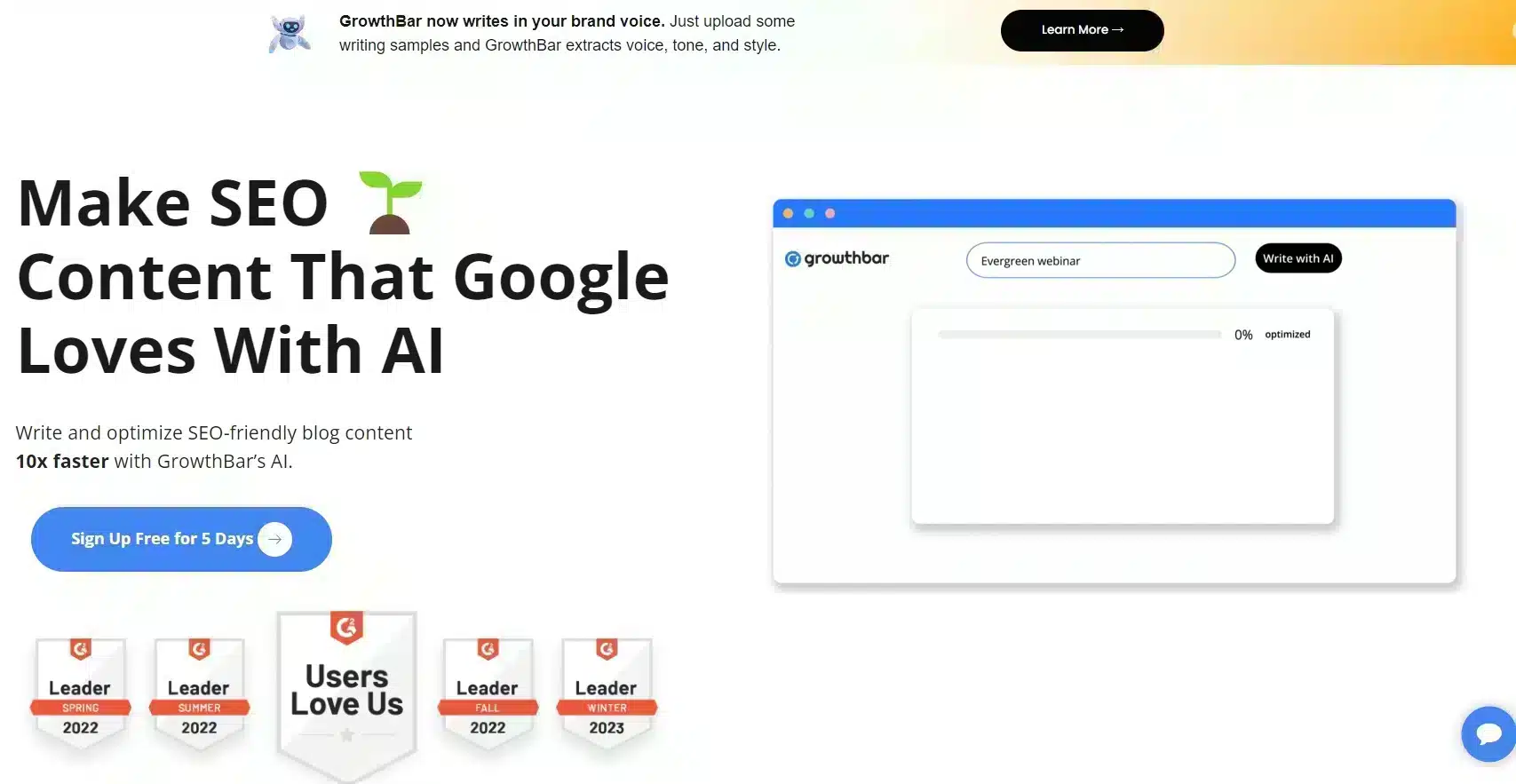 tools ai marketing GrowthBar