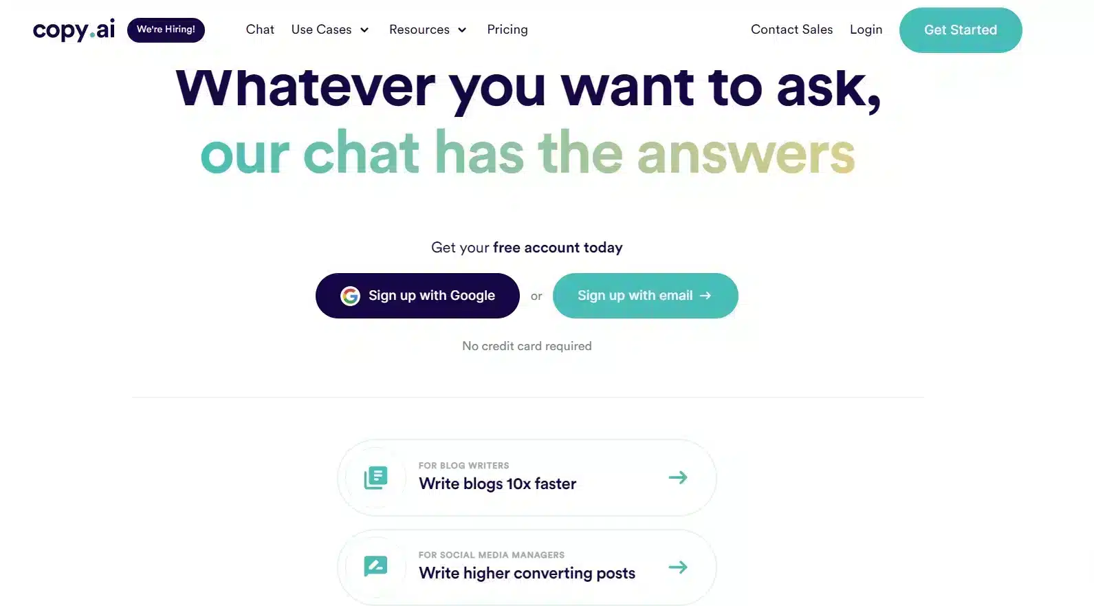 tools ai marketing copy.ai