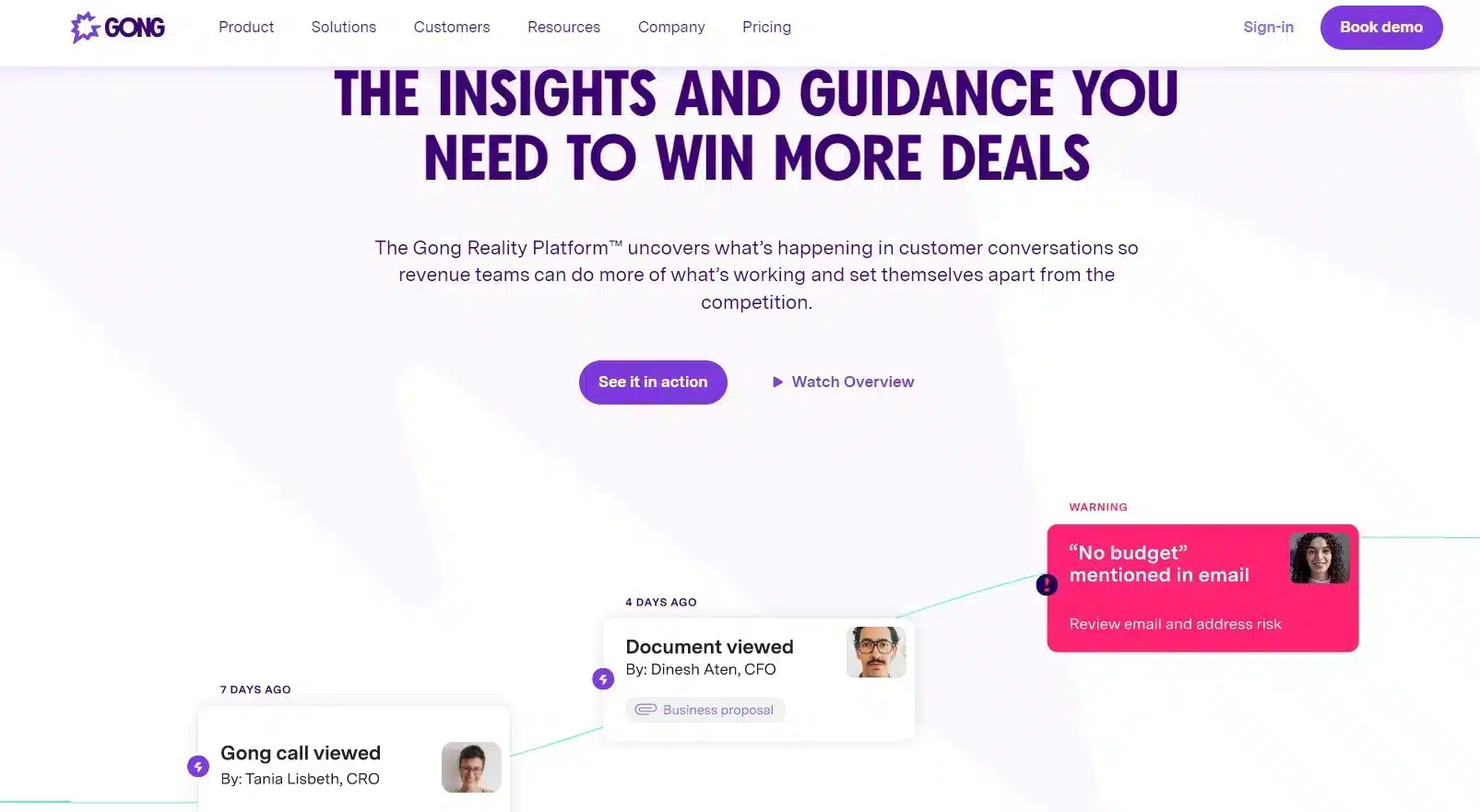 tools ai marketing gong