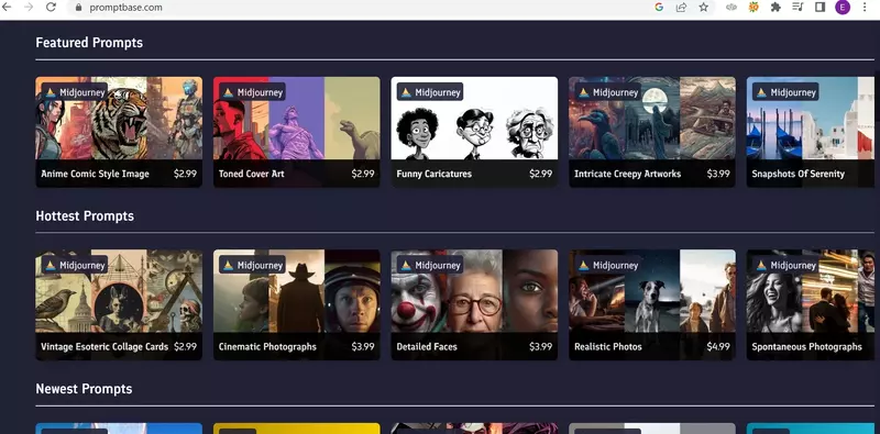 tools ai prompt generator PromptoMania