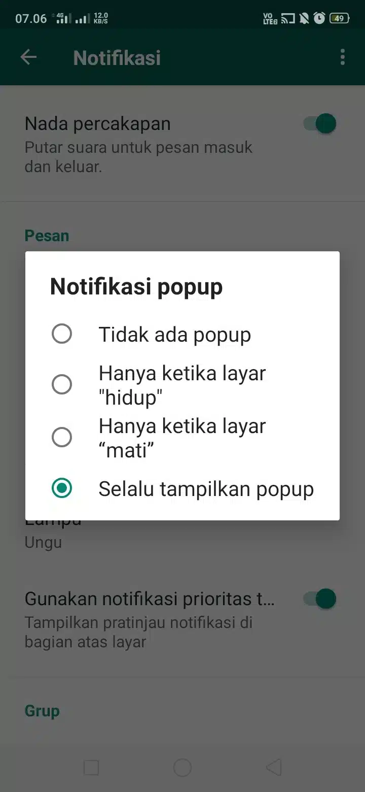 Cara Agar WA Terlihat Offline Padahal Online dengan Balas Pesan melalui Pop-Up