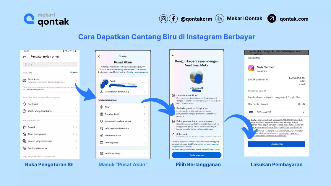 Cara Dapatkan Centang Biru di Instagram Berbayar