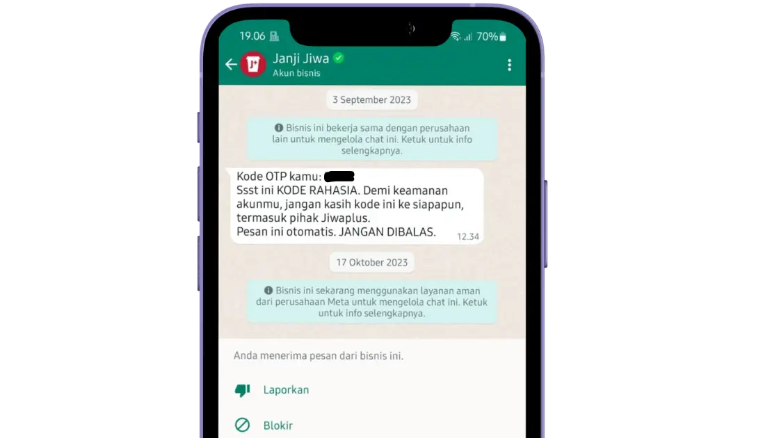 Authentication Conversation Harga WhatsApp API Berdasarkan Authentication Conversation