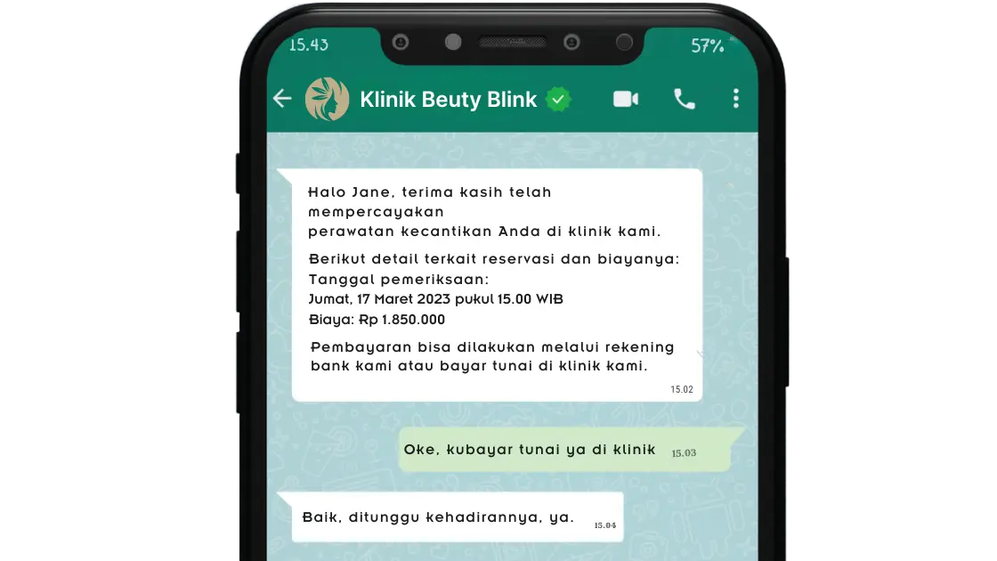 Utility Conversation Harga WhatsApp API Berdasarkan Utility Conversation