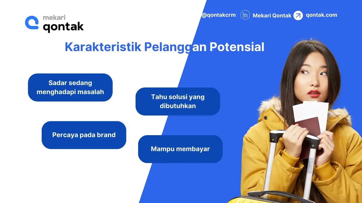 Karakteristik Pelanggan Potensial Karakteristik Pelanggan Potensial