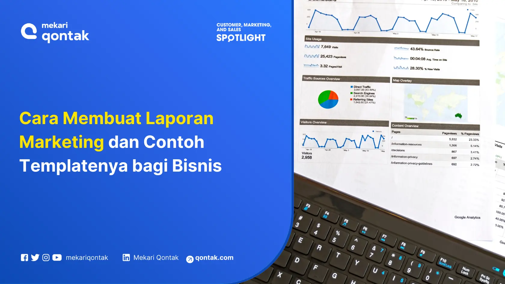 Cara Membuat Laporan Marketing dan Contoh Templatenya bagi Bisnis