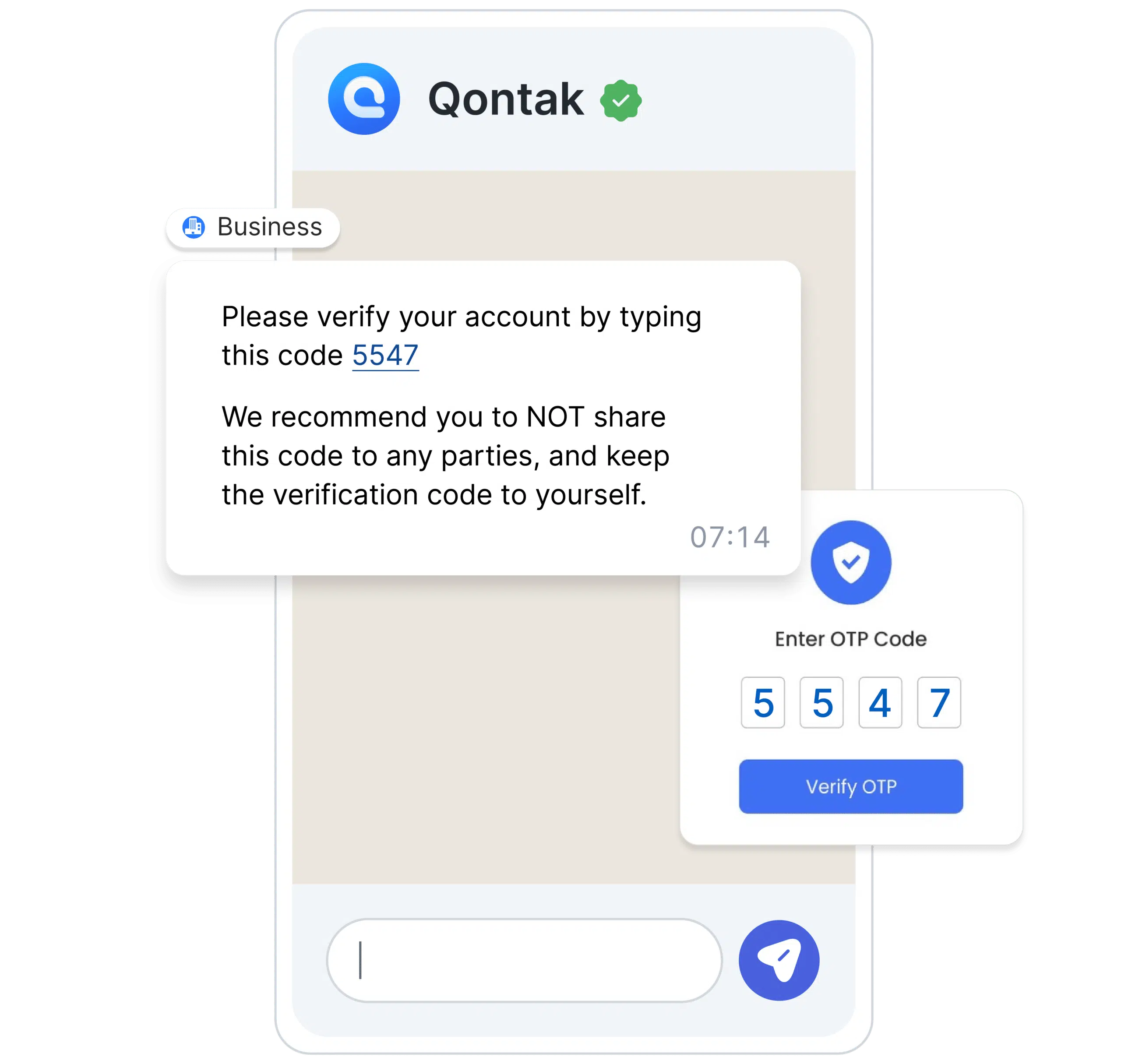 whatsapp calculator authentication