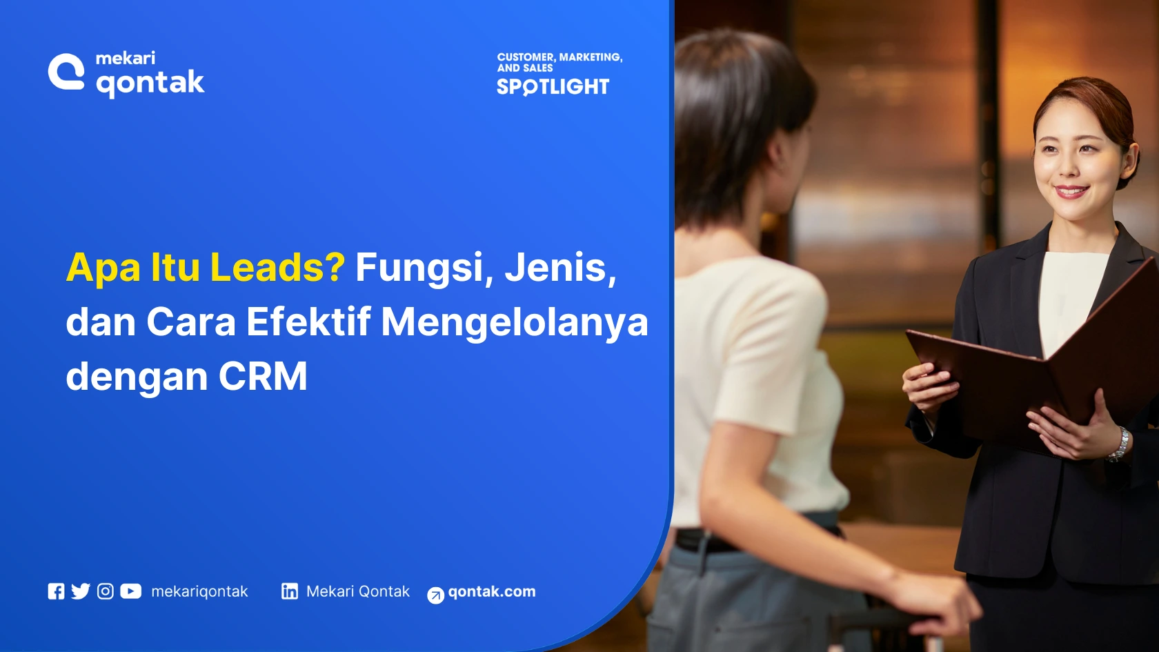 Ilustrasi penjelasan tentang leads