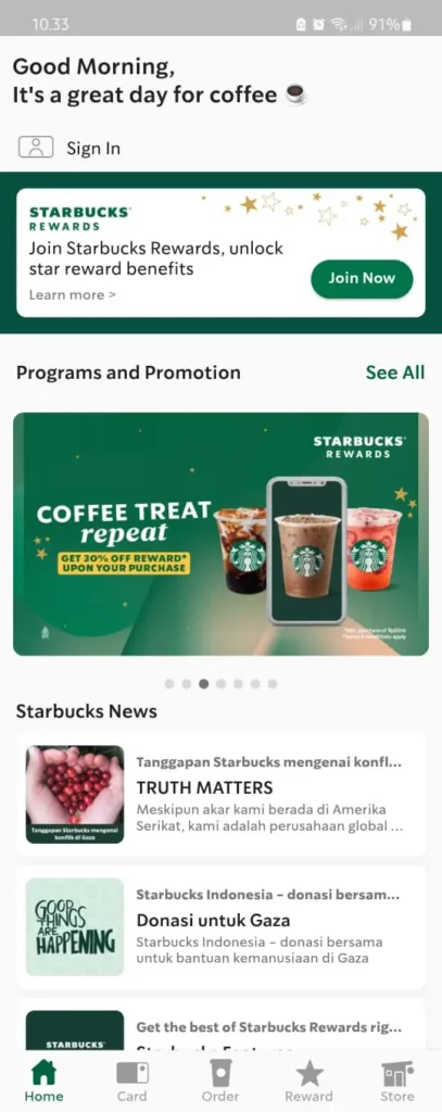 Example of Omnichannel Commerce_Starbucks
