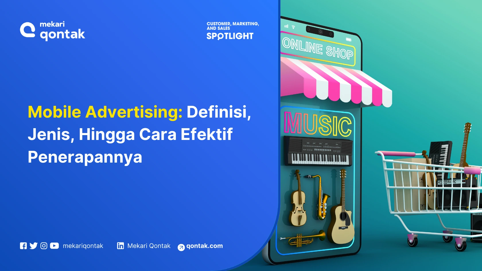 Ilustrasi Mobile Advertising