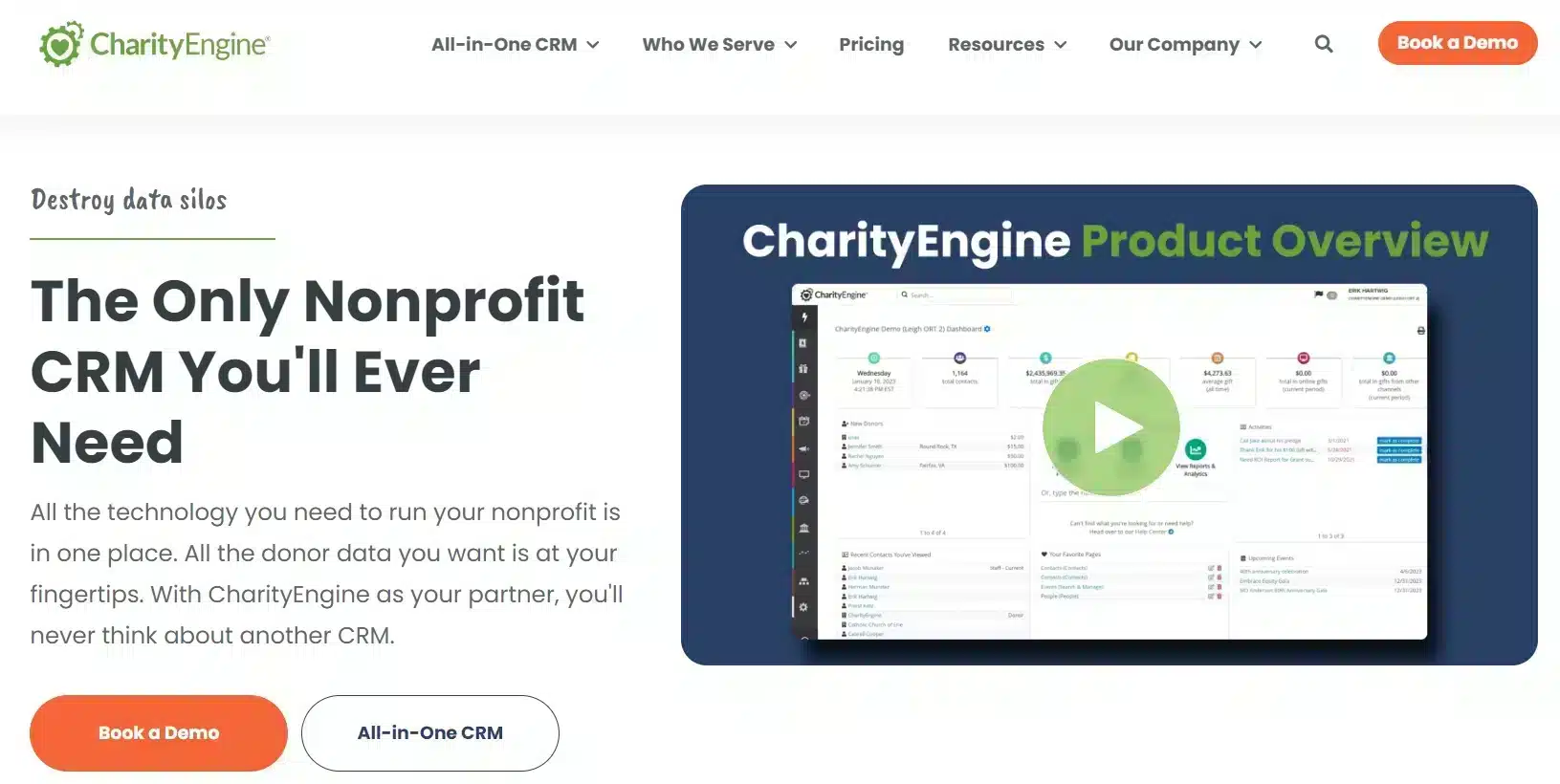Nonprofit CRM Software_CharityEngine