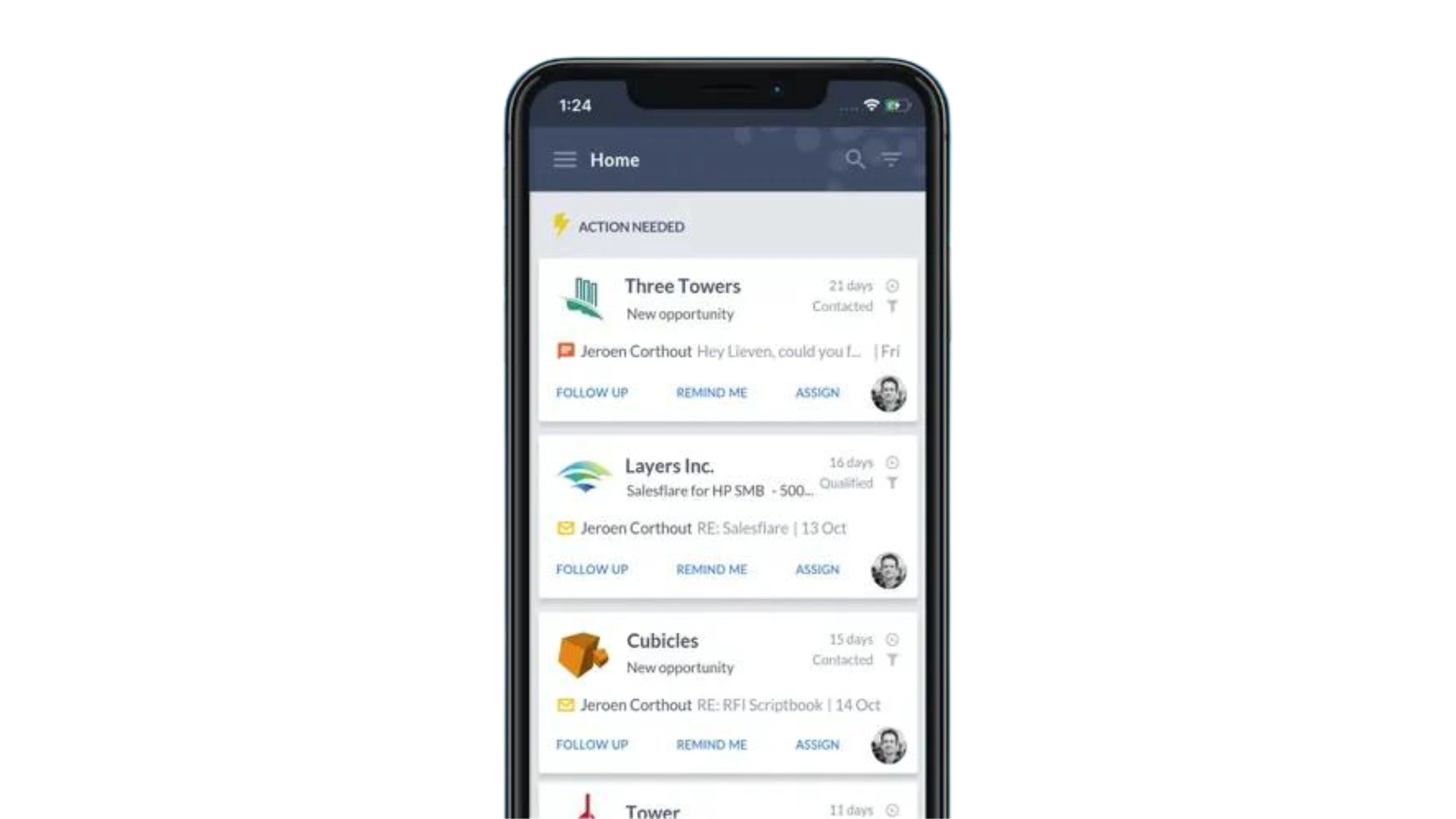 Salesflare- sales mobile app