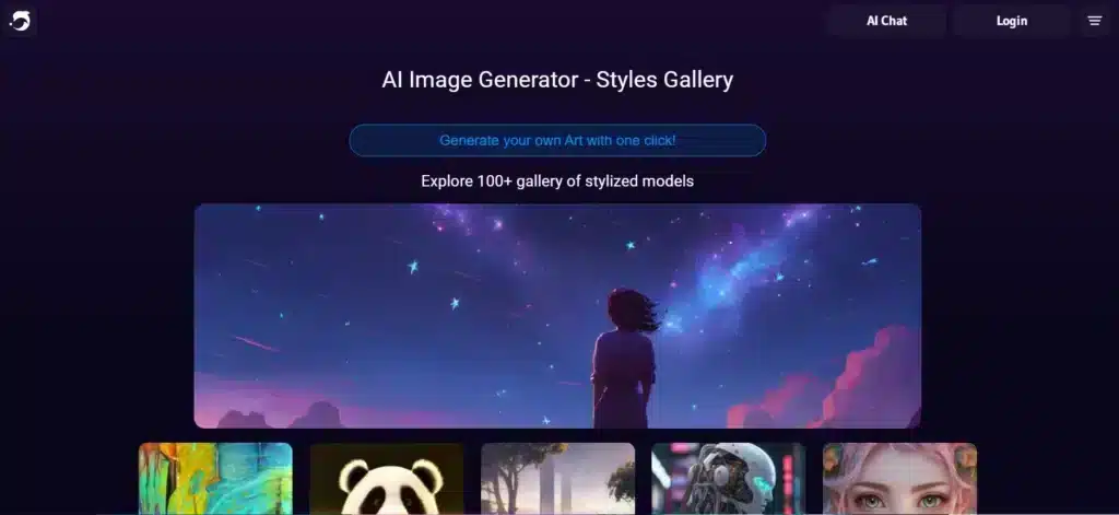 Aplikasi AI pembuat gambar - Deap AI