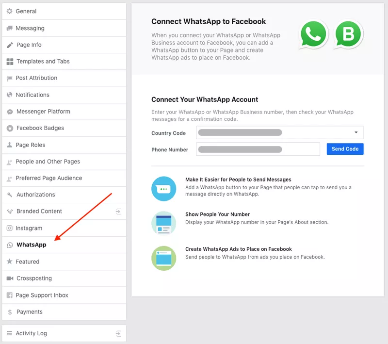 Hubungkan akun WhatsApp ke Facebook Ads Cara membuat click to whatsapp (CTWA)- hubungkan dengan Facebook ads