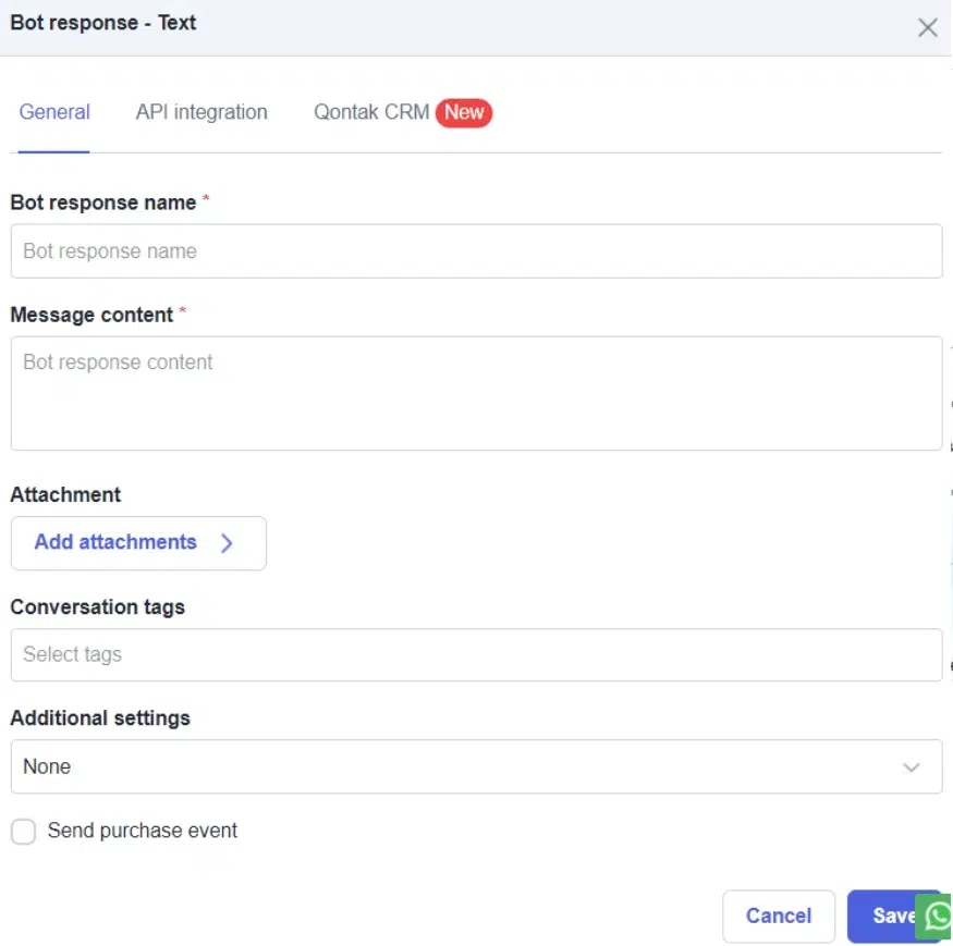Buat Template Pesan Sambutan Click to chat WhatsApp (CTWA)- Tambahkan Welcome Message