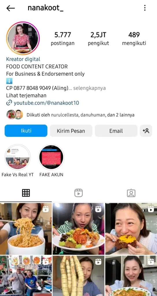 Nana Koot Daftar KOL Indonesia_ Nanakoot_