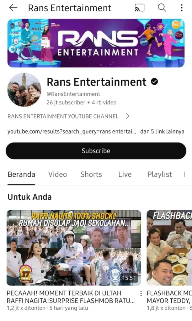 Rans Entertainment Daftar KOL Indonesia_ Rans Entertaiment