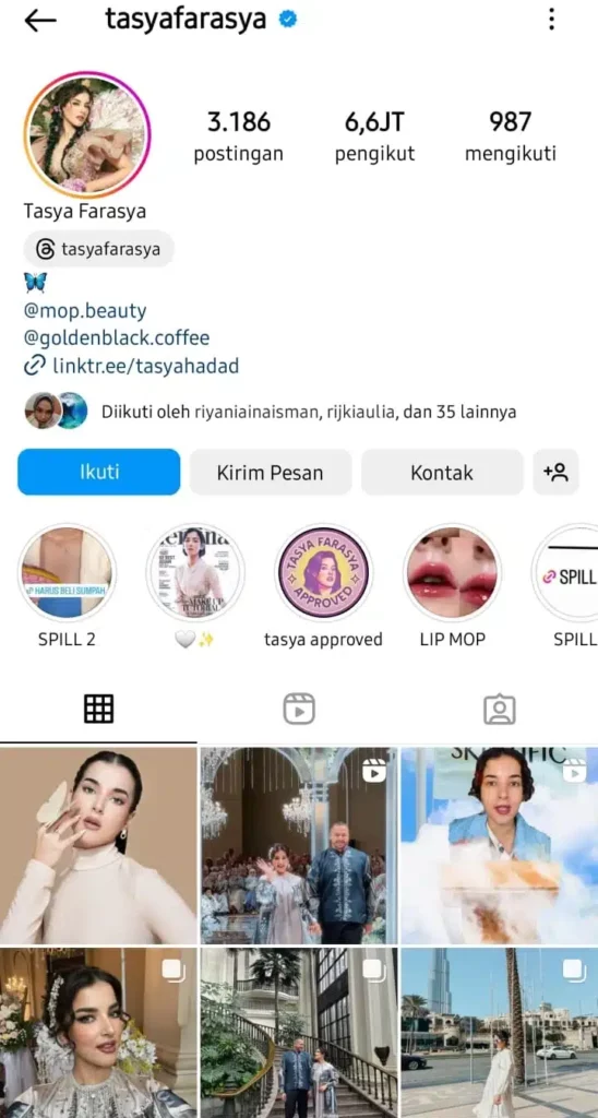 Tasya Farasya Daftar KOL Indonesia_ Tasya Farasya