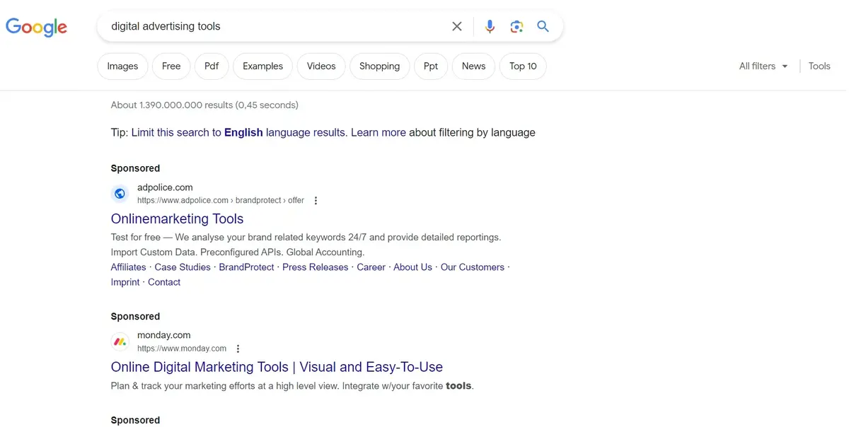 Contoh Digital Advertising Google Ads Contoh Digital Advertising Google Ads