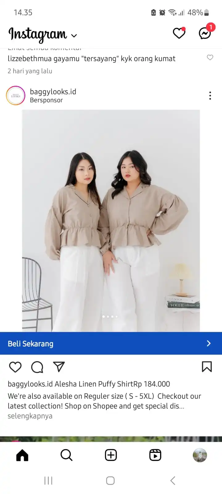 Contoh Digital Advertising Instagram Contoh Digital Advertising Instagram