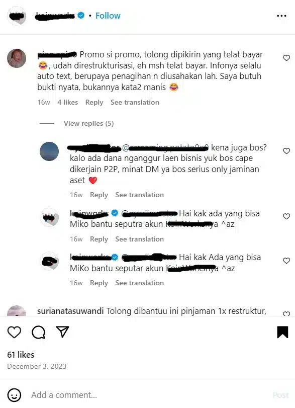 Contoh Template Komentar Negatif Menyindir