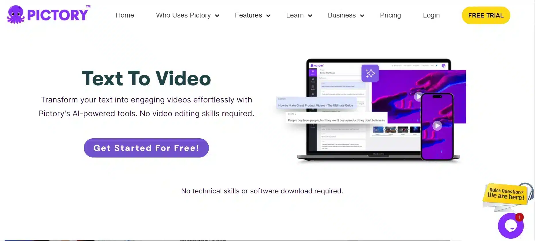 Video AI Generator_Pictory