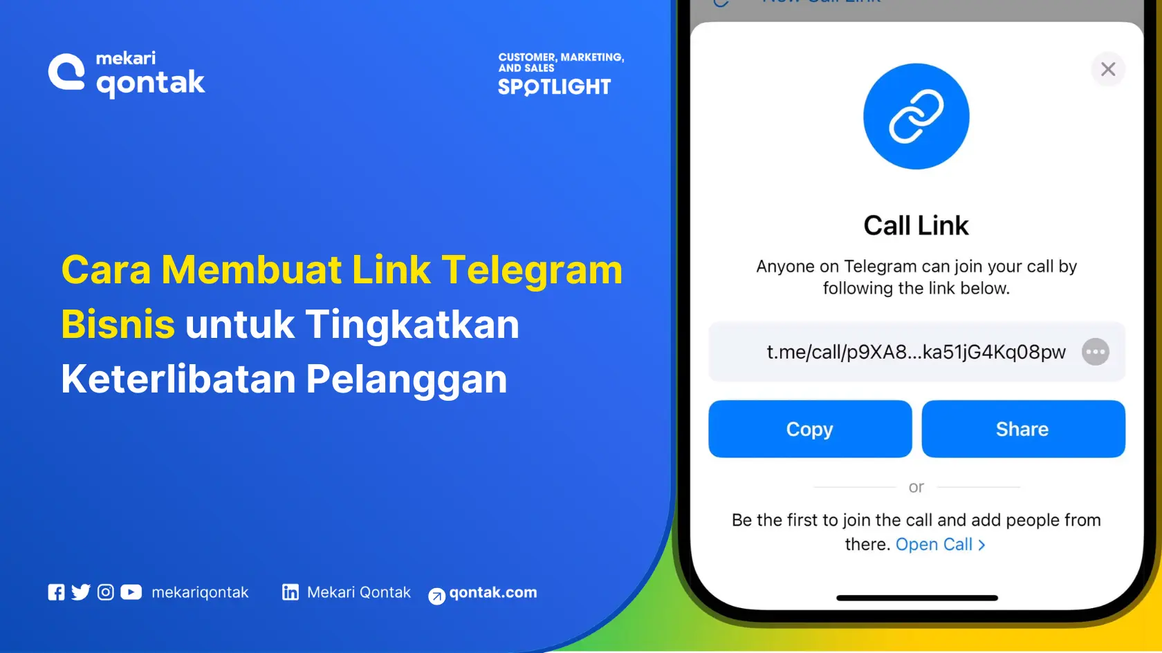 Cara Membuat Link Telegram Bisnis untuk Tingkatkan Keterlibatan Pelanggan
