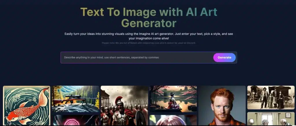 Midjourney Aplikasi AI pembuat gambar - Midjourney