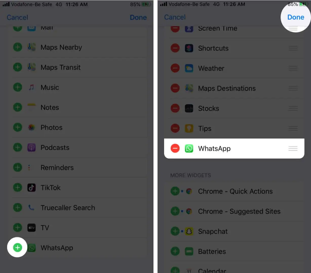 cara memasang widget whatsapp di iPhone terakhir cara memasang widget whatsapp di iPhone terakhir