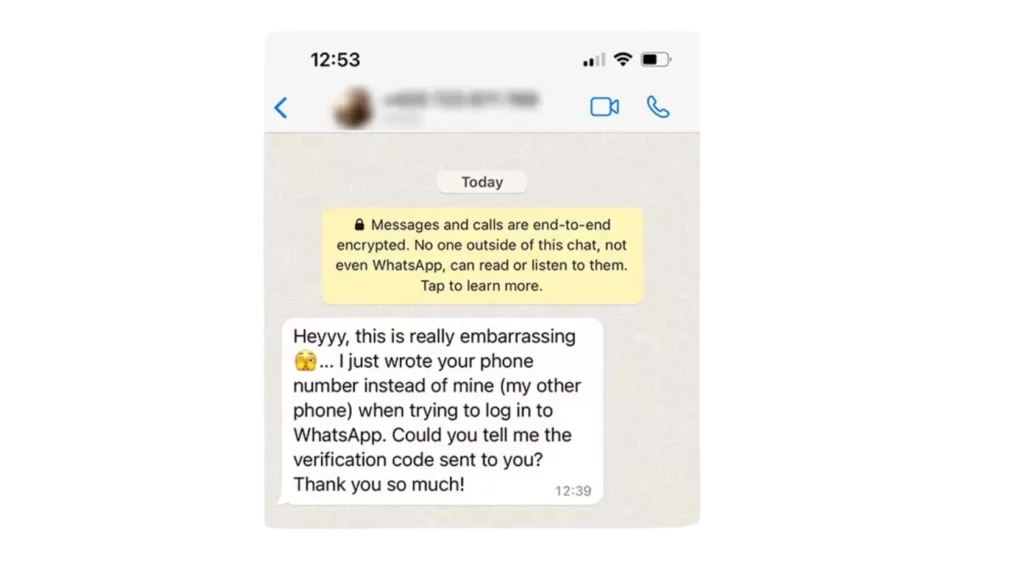 Penipuan OTP (One-Time Password) Penipuan WhatsApp meminta verifikasi OTP