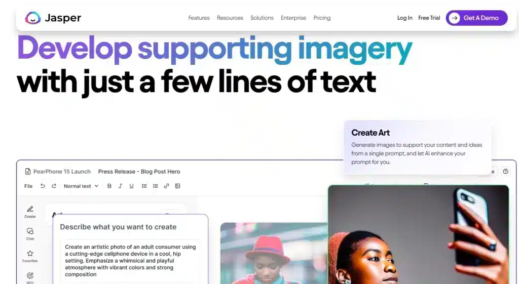 Jasper AI Rekomendasi tools AI _ Jasper AI
