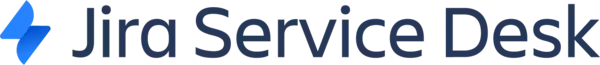 Logo Jira Service Desk terlihat jelas, menampilkan elemen desain yang sederhana dan modern. Digunakan dalam konteks manajemen layanan IT.