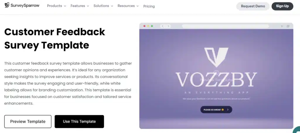 Rekomendasi Tools Terbaik untuk Mengumpulkan Customer Feedback Tools SurveySparrow untuk mengumpulkan customer feedback