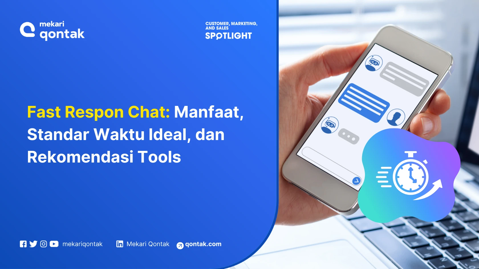 Fast Respon Chat: Manfaat, Standar Waktu Ideal, dan Rekomendasi Tools