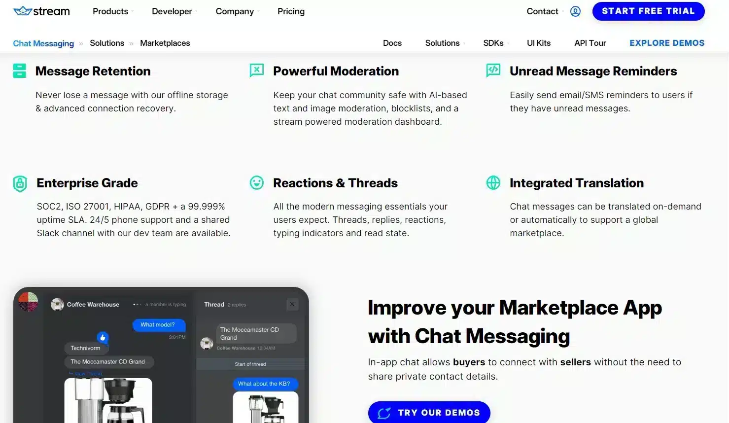 e-commerce chat_getstream e-commerce chat_getstream