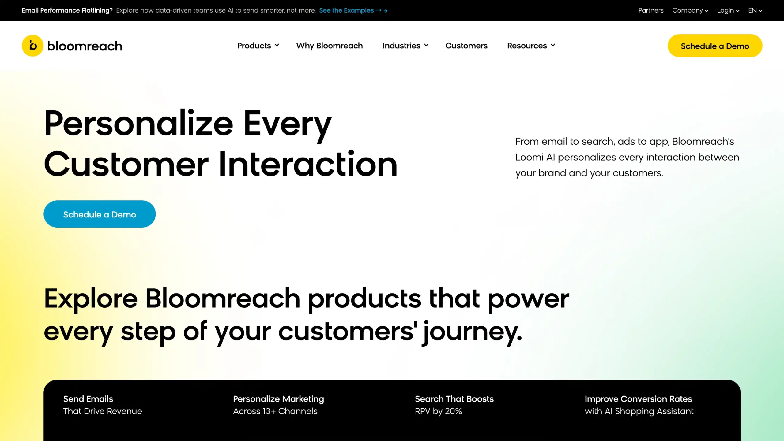 Bloomreach Landing Page Bloomreach-best enterprise omnichannel marketing platform