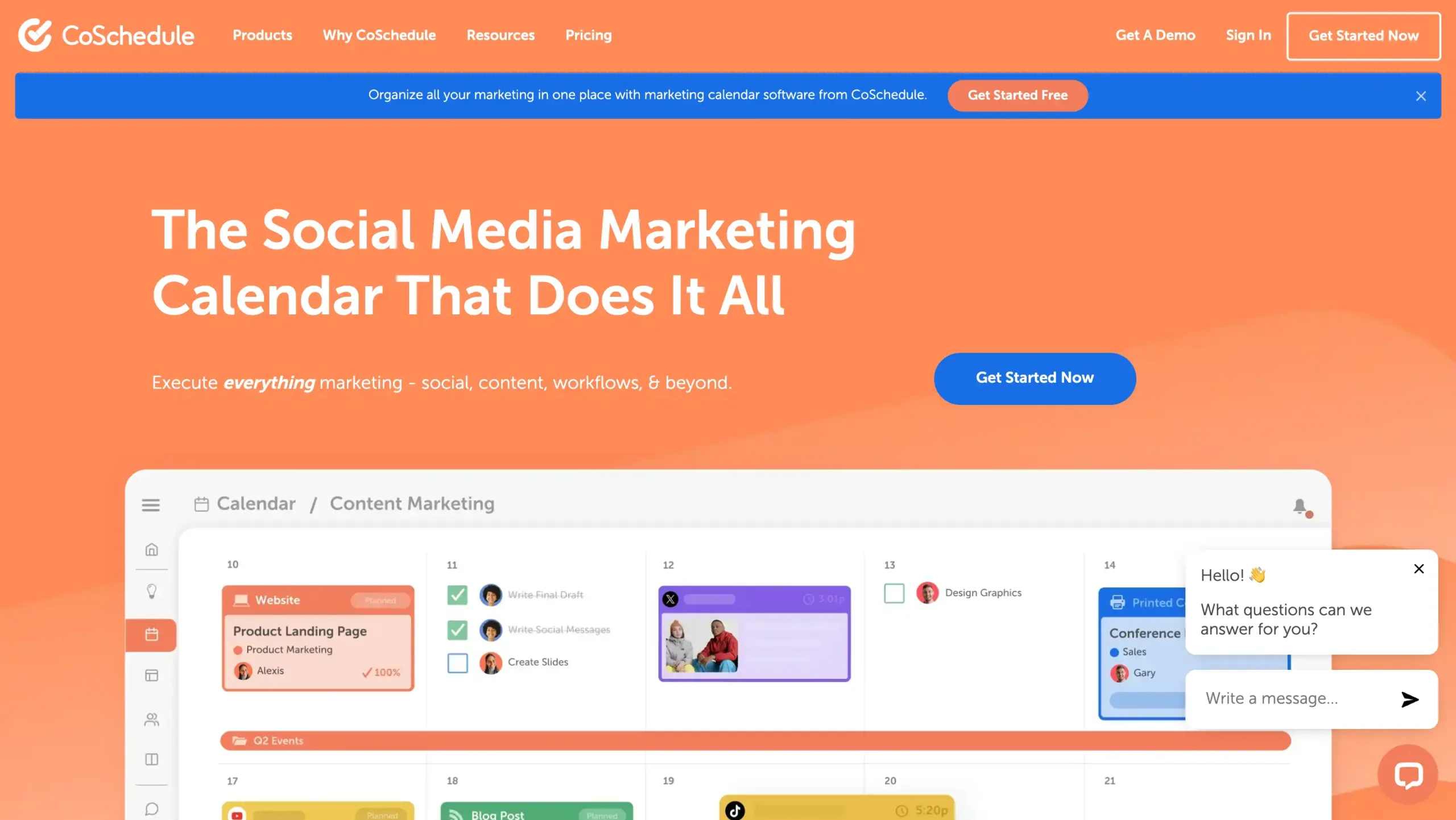CoSchedule-Marketing Automation Software